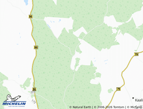 MICHELIN Kaubi map - ViaMichelin