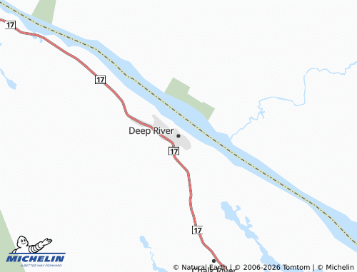 MICHELIN Laurentian Hills map - ViaMichelin