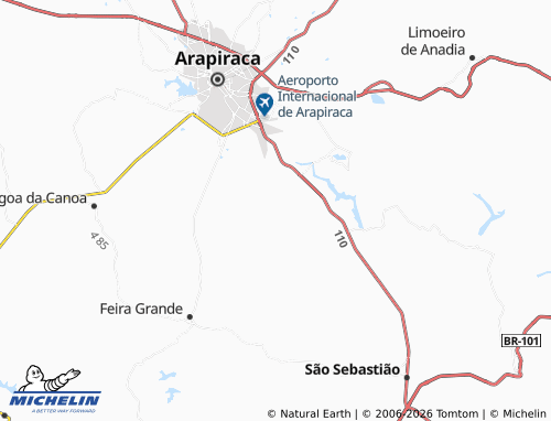 Mappa MICHELIN Pau d'Arco - ViaMichelin