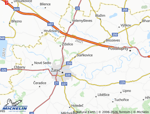 Mappa MICHELIN Staňkovice - ViaMichelin