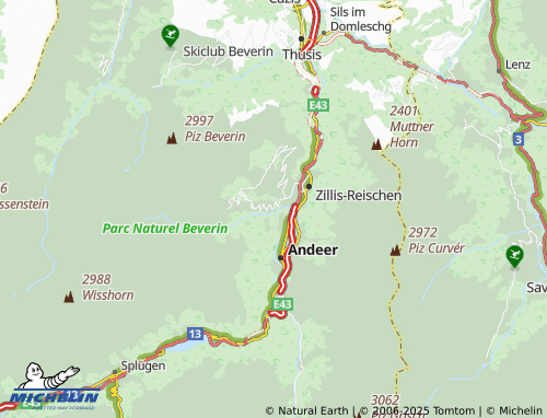 Mapa MICHELIN Casti-Wergenstein - ViaMichelin