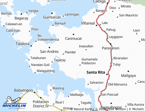 MICHELIN Santa Rosa map - ViaMichelin