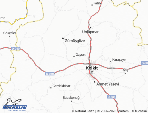 Mapa MICHELIN Özyurt - ViaMichelin