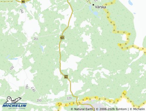 Mappa MICHELIN Nedsaja - ViaMichelin
