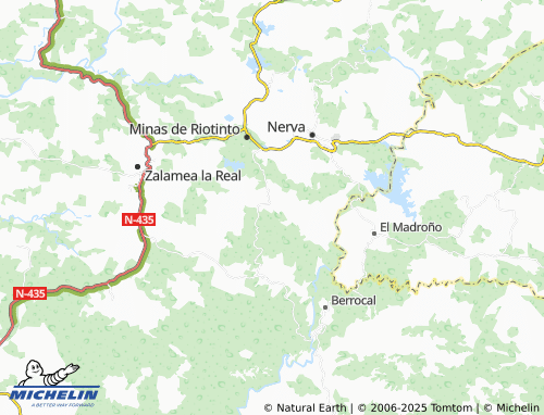 MICHELIN Las Delgadas map - ViaMichelin
