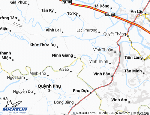 Mapa MICHELIN Ninh Giang - ViaMichelin