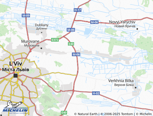 MICHELIN Kamyanopil map - ViaMichelin