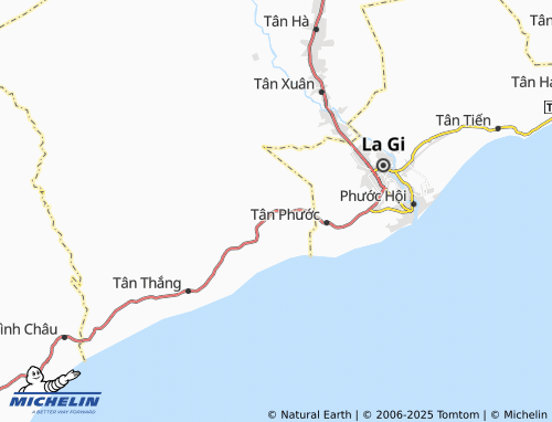 MICHELIN Sơn Mỹ map - ViaMichelin