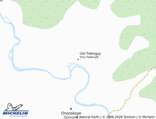 MICHELIN-Landkarte Ust'-Telenguy - ViaMichelin