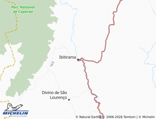 Mapa MICHELIN Ibitirama - ViaMichelin