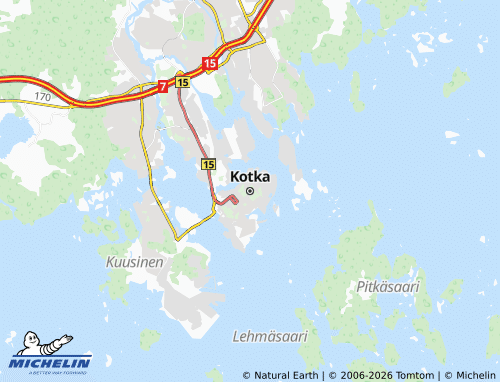 Mapa MICHELIN Kotka - ViaMichelin