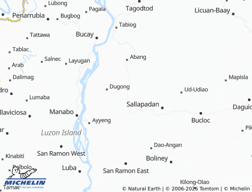 MICHELIN Subusob map - ViaMichelin