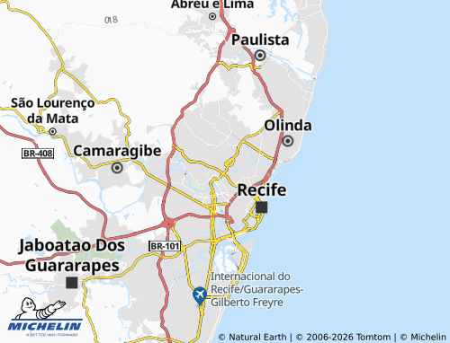 Mapa MICHELIN Tamarineira - ViaMichelin