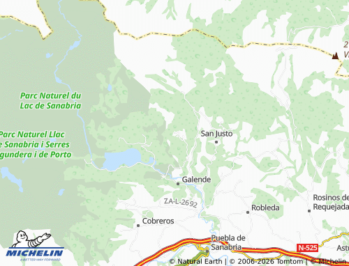 MICHELIN Murias map - ViaMichelin
