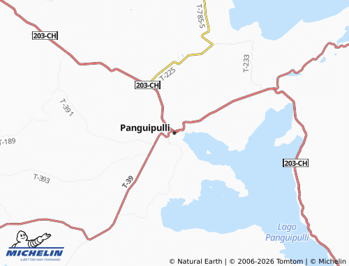 Mapa MICHELIN Panguipulli - ViaMichelin