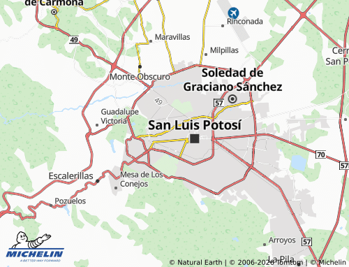 Mapa MICHELIN Privadas Terrazas - ViaMichelin
