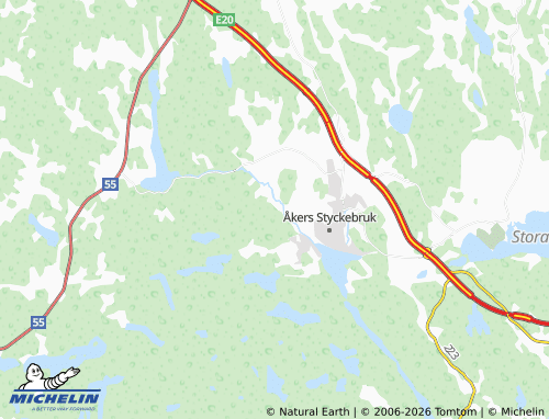 Carte MICHELIN Lindvreten - ViaMichelin