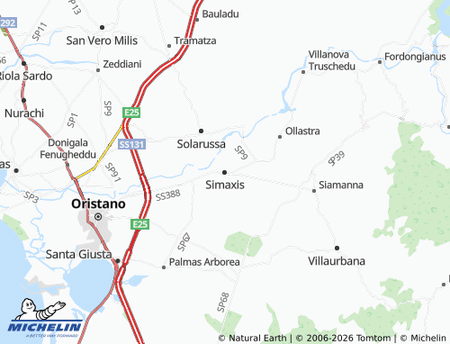 MICHELIN Simaxis map - ViaMichelin