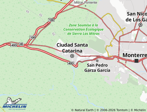 Mapa MICHELIN Privada La Escondida I - ViaMichelin