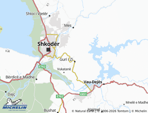 MICHELIN Gajtan map - ViaMichelin