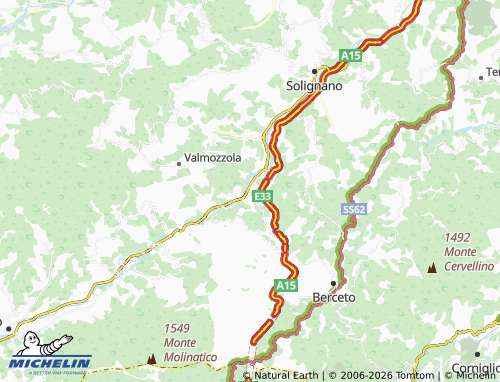 Mappa MICHELIN Ghiare - ViaMichelin
