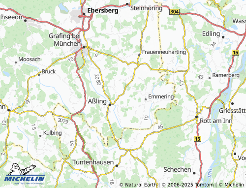 MICHELIN-Landkarte Steinkirchen - ViaMichelin
