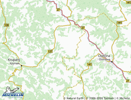 Carte MICHELIN Bela Crkva - ViaMichelin