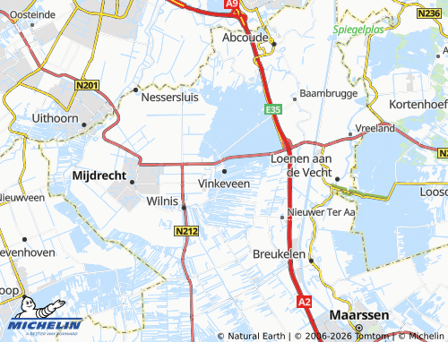 MICHELIN Vinkeveen map - ViaMichelin