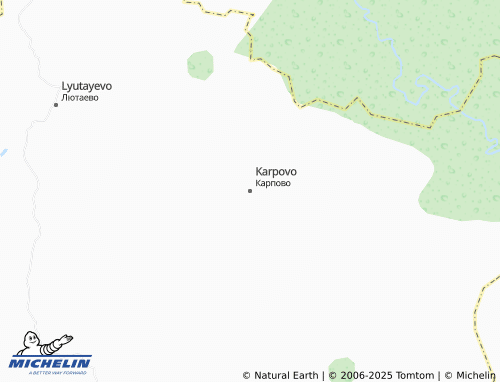 MICHELIN Karpovo map - ViaMichelin