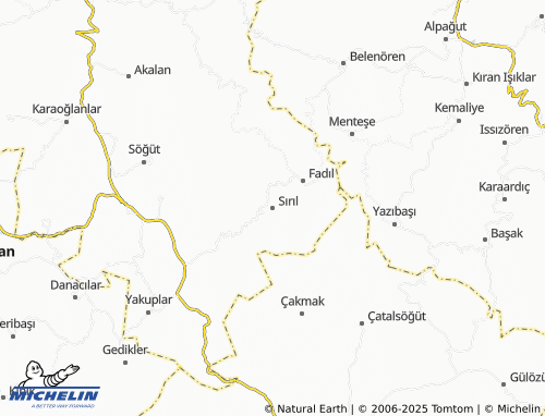 MICHELIN Sırıl map - ViaMichelin