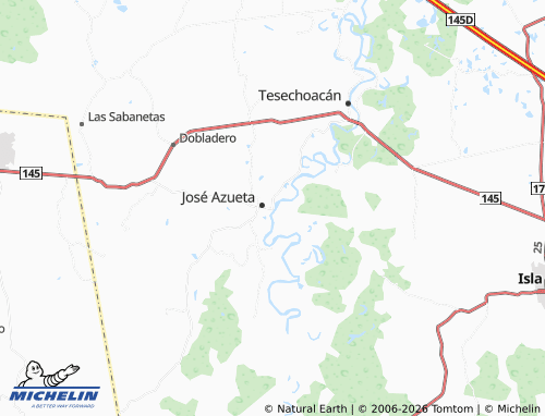 MICHELIN Centro map - ViaMichelin