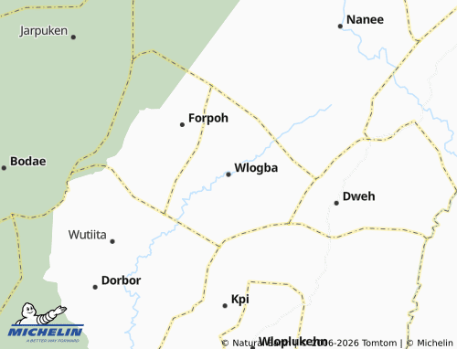 Mappa MICHELIN Wlogba - ViaMichelin