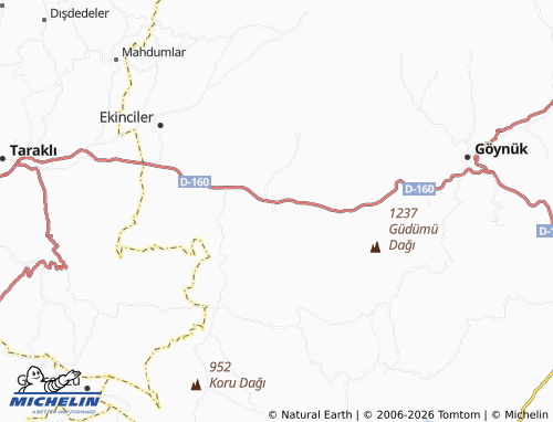 MICHELIN Memeceler map - ViaMichelin