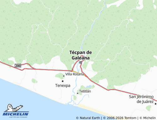 MICHELIN Las Flores map - ViaMichelin
