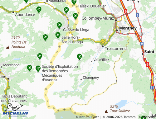 Mappa MICHELIN Champoussin - ViaMichelin