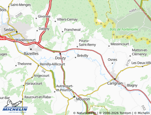 Mapa MICHELIN Brévilly - ViaMichelin