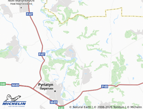 Mappa MICHELIN Kaplyntsi - ViaMichelin
