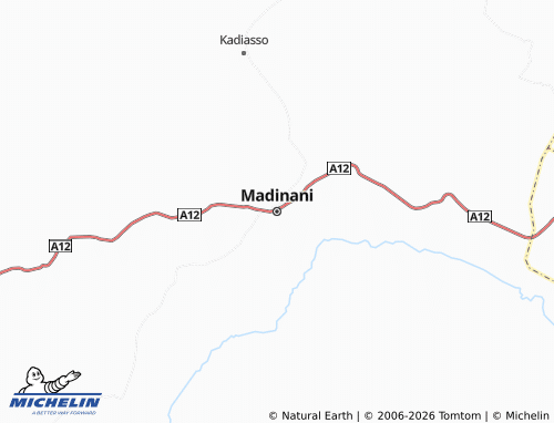 MICHELIN-Landkarte Madinani - ViaMichelin
