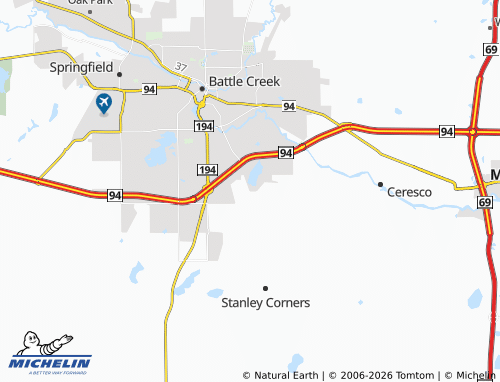 Mappa MICHELIN Beadle Lake - ViaMichelin
