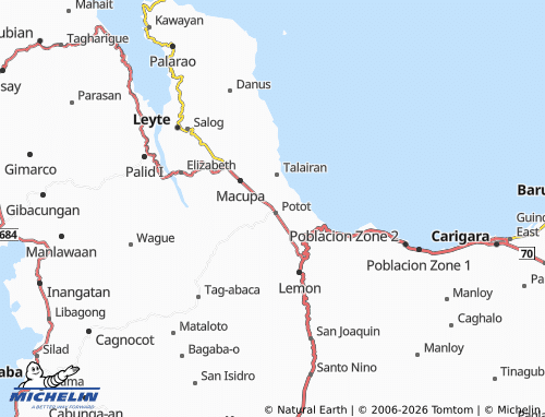 MICHELIN Gayad map - ViaMichelin