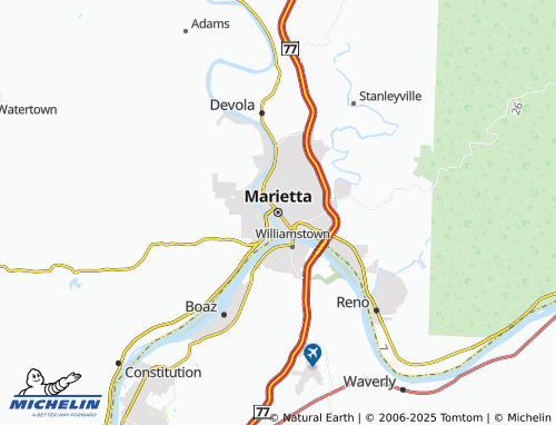 MICHELIN Marietta map - ViaMichelin