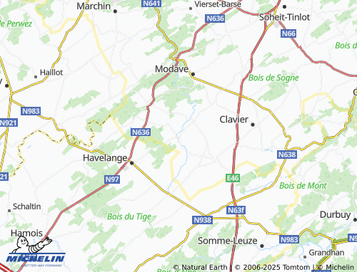 MICHELIN Petit-Avin map - ViaMichelin