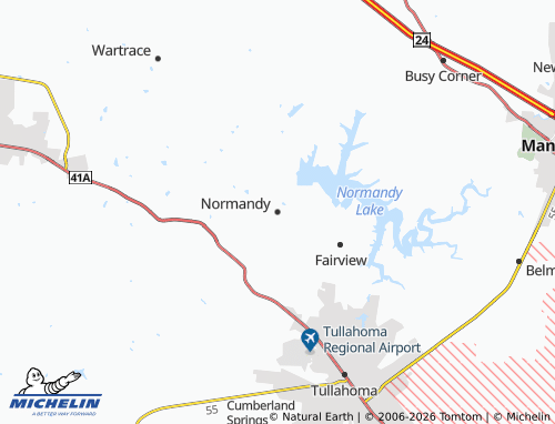 Mapa MICHELIN Normandy - ViaMichelin
