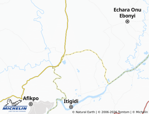 MICHELIN-Landkarte Agpoha-Igbo - ViaMichelin