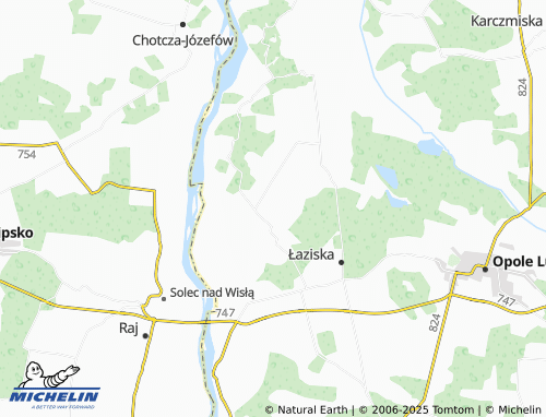 MICHELIN Głodno map - ViaMichelin