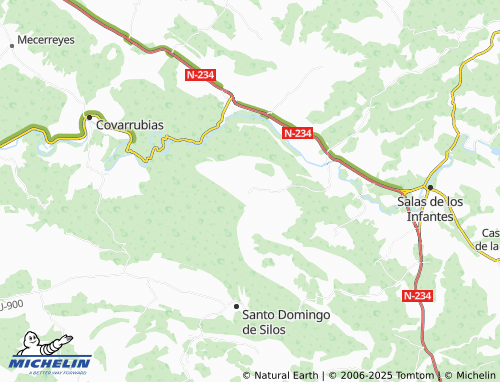 MICHELIN Contreras map - ViaMichelin