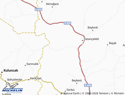 MICHELIN Davulgu map - ViaMichelin