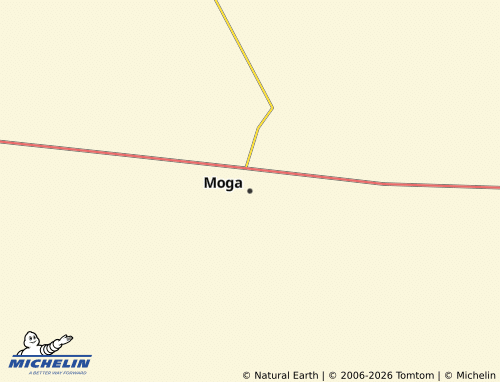Carte MICHELIN Moga - ViaMichelin