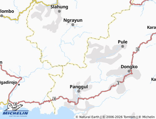 MICHELIN Wonodadi map - ViaMichelin