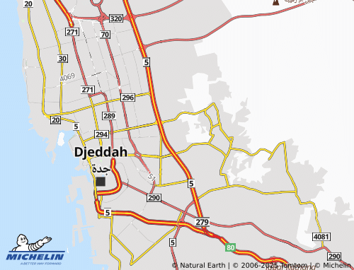 MICHELIN Al Nakhil District map - ViaMichelin
